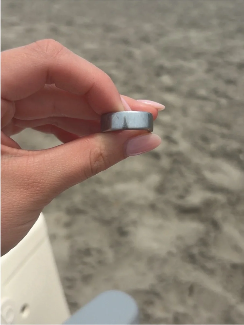 Oura Ring silver size 9
